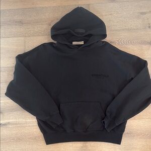 Essentials Classic Black Hoodie